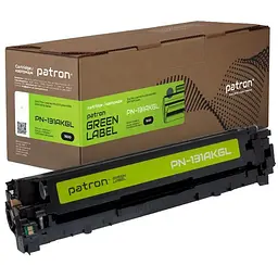 Картридж Patron HP 131A (CF210A) Green Label black (PN-131AKGL)