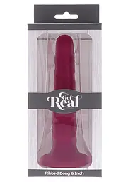 Фалоімітатор ToyJoy Ribbed Dong 6 Inch 16 см (рожевий) - мініатюра 14
