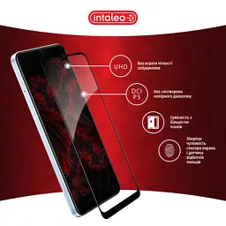 Скло захисне Intaleo Full Glue Oppo A18 Black (1283126583179) - мініатюра 4