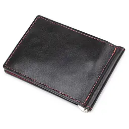 Шкіряний зажим для грошей GRANDE PELLE 12х8х0,7 см acs0018644 - мініатюра 2