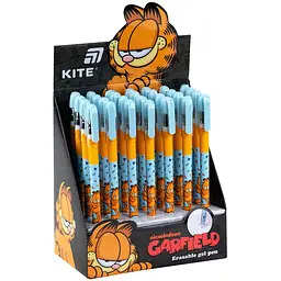 Ручка гелева пиши-стирай Kite Garfield синя упаковка 28 шт. (GF26-068) - мініатюра 2