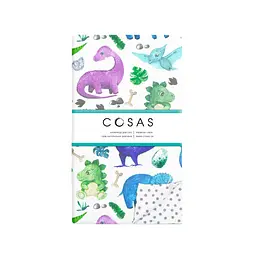 Дитяча постіль Cosas Space Dino без простирадла 110х140 см (DinoColor_140_2) - мініатюра 5