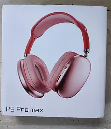 Навушники бездротові стерео Pro P9 max накладні Рожеві - мініатюра 4