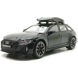 Колекційна металева модель автомобіля АвтоЕксперт Audi RS6 з автобоксом на дах, інерцією, світлом та звуком 1:24 - мініатюра 9