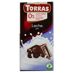 Шоколад молочний Torras без цукру 75 г