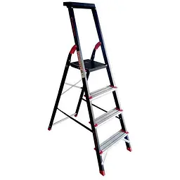 Драбина сталева Intertool LT-0054 4 ступені висота до платформи 850 мм