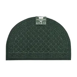 Килимок придверний Eco Fabric Луска півколо без кромки смарагд 40 х 60 см (4060-021)