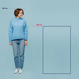 Килимок для ванної KELA Maja скелясто-сірий 120х70х1,5 см (23533) - мініатюра 4