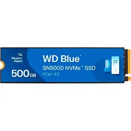 Накопичувач SSD Western Digital m.2 NVMe 500GB WD Blue SN5000 PCIe 4.0x4 512 480 (WDS500G4B0E-00CNZ0)
