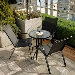 Комплект садових меблів 4Points Udine-3 з круглим столом ⌀60см - мініатюра 2