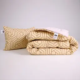 Ковдра дитяча MirSon Літня №2818 Сolor Fun Line Geometry бавовняна 140х110 см коричнева (2200006685043) - мініатюра 4