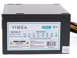 Блок живлення Vinga 450W без кабелю (PSU-450-12) - мініатюра 6