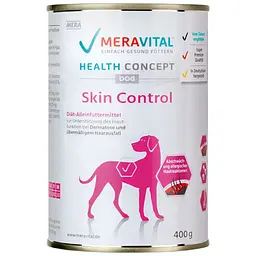 Mera Skin Control консерви для собак при дерматозах і надмірному випадінні шерсті 400 г