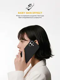 Силиконовый чехол с MagSafe для Apple iPhone 17, ICON2 MagCase, черный, противоударный, панель с мягкой подкладкой, защита всего корпуса, поддержка беспроводной зарядки, совместим с защитными стеклами и пленками, ArmorStandart (ARM86247) - мініатюра 9
