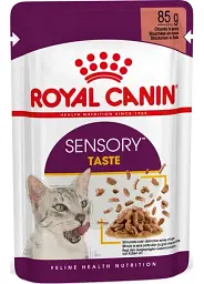 Вологий корм Royal Canin Sensory Taste in Gravy для кішок, що стимулює смакові рецептори (у соусі) 85 г