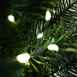 Гірлянда на батарейках Yasheng Lamps Крапля роси 100 LED теплий білий колір  - мініатюра 2