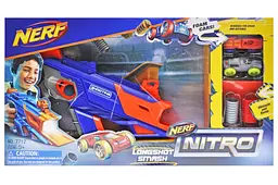 Ігровий набір бластер із запуском машинки Hasbro Nerf Nitro Longshot Smash 7712