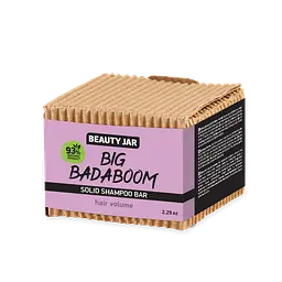Твердий шампунь для об'єму волосся Big Badaboom Beauty Jar 65 г