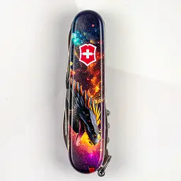 Ніж Victorinox Huntsman Zodiac 91мм 15функ Зірковий дракон - мініатюра 9