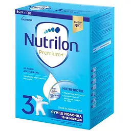 Суха молочна суміш Nutrilon Premium 3+, 800 г