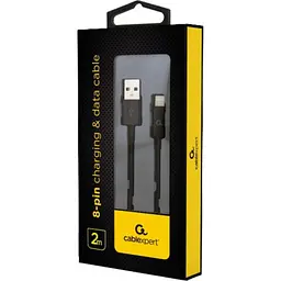 Дата кабель USB 2.0 AM to Lightning 2.0m Cablexpert (CC-USB2P-AMLM-2M) - мініатюра 2