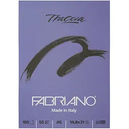 Блок паперу для графіки та каліграфії Fabriano Traccia А5 55 г/м2 150 аркушів - мініатюра 7