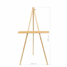 Мольберт - тринога сосна 60×75×125см мак висота полотна 120см В УПАКОВЦІ ROSA Studio