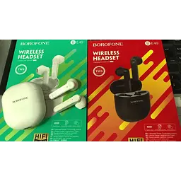 Бездротові навушники Borofone BE49 Serenity TWS wireless BT headset білі - мініатюра 4