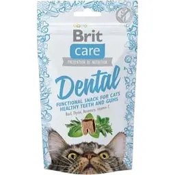 Функціональні ласощі для котів Brit Care Dental З індичкою 50 г
