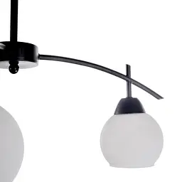 Люстра стельова Brille класична в зал E27 60W BK (LK-562C/3) - мініатюра 5