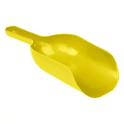 Совок великий пластиковий для цукру, спецій та сипучих продуктів 31х11.5х5.3 см, Мед Жовтий 84928