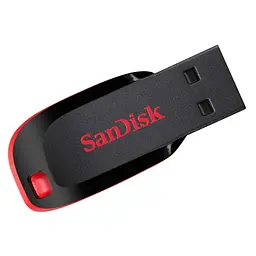 Флеш-накопичувач Sandisk USB 2.0 Cruzer Blade 32Gb Black/Red (SDCZ50-032G-B35)