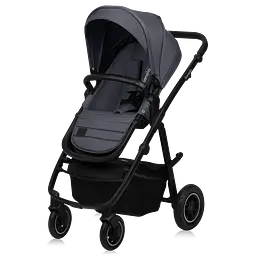 Коляска Lionelo Amber Plus 2 в 1 Grey Graphite (LO-AMBER PLUS 2IN1 GREY GRAPHITE) - мініатюра 3