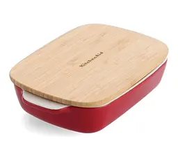 Форма для запікання з кришкою KitchenAid СС006104-001 6,5х15,5х26 см 0.9 л червона - мініатюра 8