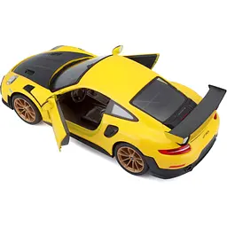 Ігрова автомодель Maisto Porsche 911 GT2 RS 1:24 (31523 yellow) - мініатюра 4
