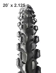 Покришка велосипедна Deestone D-809-3 шипована 20х2.125 (57-406) (G0000397) - мініатюра 3