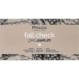 Засіб проти випадіння волосся Pro.Co Fall Check Pro. Serum в ампулах (24 шт. x 8 мл)