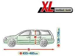 Тент автомобільний для Хечбека Універсала XL 480 х 148 x 136 см Membrane Garage (5-4729-248-3050) - мініатюра 2