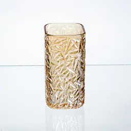 Набір склянок для напоїв Yiwu Matrix Glass 12 штук по 245 мл коричневий для лимонадів соку води коктейлів склянки скляні HP-17-48 - мініатюра 3