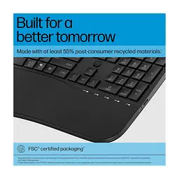 Клавіатура HP 680 Comfort Dual-Mode UA Black (8T6L8AA) - мініатюра 6