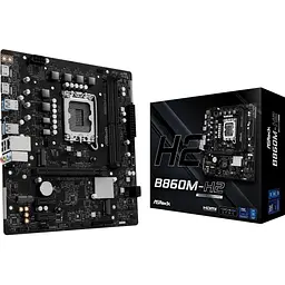 Материнська плата AsRock B860M-H2 (1851/B860, 2xDDR5, PCIex16, 2xHDMI, 4xSATA, 2xM.2, Glan, 7.1ch, mATX) (B860M-H2)