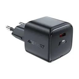 Зарядний пристрій Acefast USB-C 30W Gan A77 mini Fast Charger Black (6974316282662)