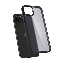 Чехол Spigen Ultra Hybrid для iPhone 15 Plus Frost Black (ACS06656) + защитное стекло - мініатюра 7