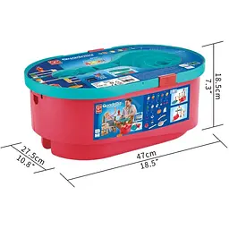 Конструктор-лабіринт Hape Quadrilla у ящику 58 елементів (E6027) - мініатюра 7