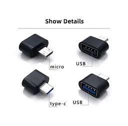 Універсальний адаптер Type-C до USB, для планшетів, ПК, телефонів - мініатюра 8