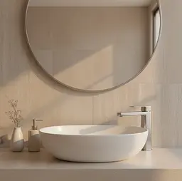 Змішувач для умивальника Rea Arlo високий nickel brushed REA-B4588 - мініатюра 3