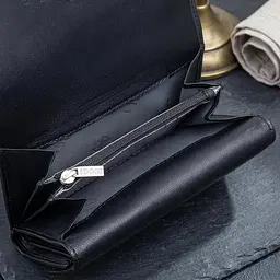 Жіночий гаманець Tony Perotti натуральна шкіра Cortina 5115 nero (90278) чорний - мініатюра 4