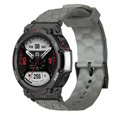 Ремінець Primolux Dimond силіконовий для годинника Xiaomi Amazfit T-Rex 2 (A2169 / A2170) - Grey - мініатюра 2