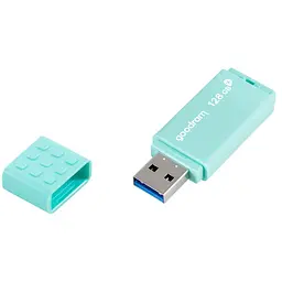 USB флеш накопичувач Goodram 128GB UME3 Care Green USB 3.2 (UME3-1280CRR11) - мініатюра 2
