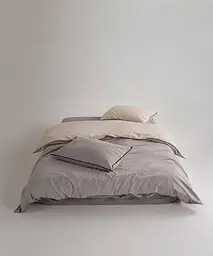 Комплект постільної білизни євро 200х220 см GREY NATURAL варена бавовна TC303376314 - мініатюра 2